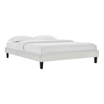 Modway Reign Queen Performance Velvet Platform Bed Frame