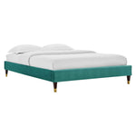 Modway Harlow Full Performance Velvet Platform Bed Frame