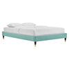 Modway Harlow Queen Performance Velvet Platform Bed Frame