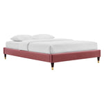 Modway Harlow King Performance Velvet Platform Bed Frame