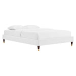 Modway Harlow King Performance Velvet Platform Bed Frame