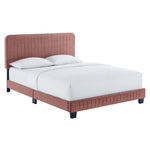 Modway MOD-6333 Celine Channel Tufted Performance Velvet King Platform Bed