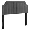 Modway MOD-6346 Alyona Channel Tufted Performance Velvet Twin Headboard