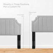 Modway MOD-6346 Alyona Channel Tufted Performance Velvet Twin Headboard