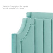 Modway MOD-6346 Alyona Channel Tufted Performance Velvet Twin Headboard