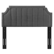 Modway MOD-6347 Alyona Channel Tufted Velvet Full/Queen Headboard