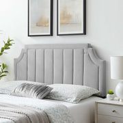 Modway MOD-6347 Alyona Channel Tufted Velvet Full/Queen Headboard
