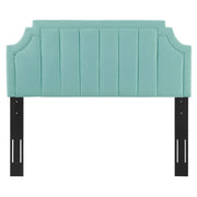 Modway MOD-6347 Alyona Channel Tufted Velvet Full/Queen Headboard