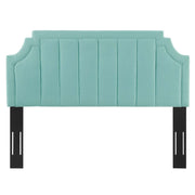 Modway MOD-6347 Alyona Channel Tufted Velvet Full/Queen Headboard