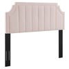 Modway MOD-6347 Alyona Channel Tufted Velvet Full/Queen Headboard
