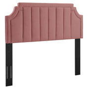 Modway MOD-6348 Alyona Channel Tufted Velvet King/California King Headboard