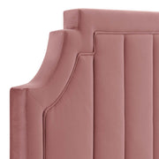 Modway MOD-6348 Alyona Channel Tufted Velvet King/California King Headboard