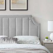Modway MOD-6348 Alyona Channel Tufted Velvet King/California King Headboard