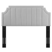 Modway MOD-6348 Alyona Channel Tufted Velvet King/California King Headboard