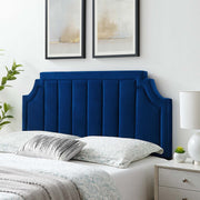 Modway MOD-6348 Alyona Channel Tufted Velvet King/California King Headboard