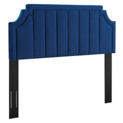 Modway MOD-6348 Alyona Channel Tufted Velvet King/California King Headboard