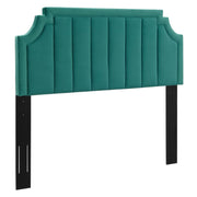 Modway MOD-6348 Alyona Channel Tufted Velvet King/California King Headboard