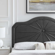 Modway MOD-6350 Kristin Pleated Performance Velvet Full/Queen Headboard