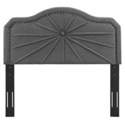 Modway MOD-6350 Kristin Pleated Performance Velvet Full/Queen Headboard