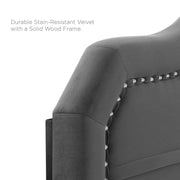 Modway MOD-6350 Kristin Pleated Performance Velvet Full/Queen Headboard