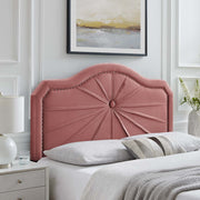 Modway MOD-6350 Kristin Pleated Performance Velvet Full/Queen Headboard