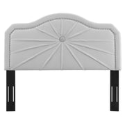 Modway MOD-6350 Kristin Pleated Performance Velvet Full/Queen Headboard