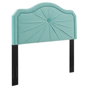 Modway MOD-6350 Kristin Pleated Performance Velvet Full/Queen Headboard