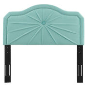 Modway MOD-6350 Kristin Pleated Performance Velvet Full/Queen Headboard