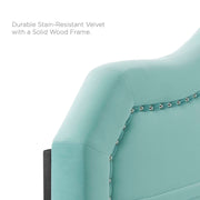 Modway MOD-6350 Kristin Pleated Performance Velvet Full/Queen Headboard