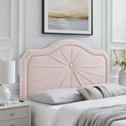 Modway MOD-6350 Kristin Pleated Performance Velvet Full/Queen Headboard