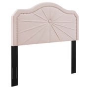 Modway MOD-6350 Kristin Pleated Performance Velvet Full/Queen Headboard