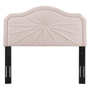 Modway MOD-6350 Kristin Pleated Performance Velvet Full/Queen Headboard