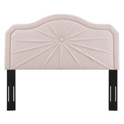 Modway MOD-6350 Kristin Pleated Performance Velvet Full/Queen Headboard