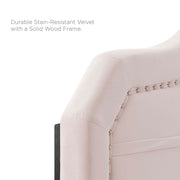 Modway MOD-6350 Kristin Pleated Performance Velvet Full/Queen Headboard