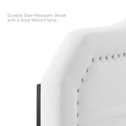 Modway MOD-6350 Kristin Pleated Performance Velvet Full/Queen Headboard