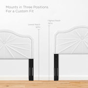 Modway MOD-6350 Kristin Pleated Performance Velvet Full/Queen Headboard