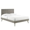 Modway Alana Queen Wood Platform Bed With Splayed Legs