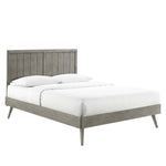 Modway Alana Queen Wood Platform Bed With Splayed Legs