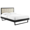 Modway Willow Queen Wood Platform Bed With Angular Frame