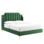 Modway MOD-6412 Daniella Performance Velvet Queen Platform Bed