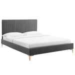 Modway MOD-6595 Peyton Performance Velvet Queen Platform Bed