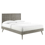 Modway Alana King Wood Platform Bed With Splayed Legs