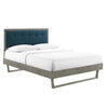 Modway Willow King Wood Platform Bed With Angular Frame
