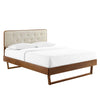 Modway Bridgette Full Wood Platform Bed With Angular Frame