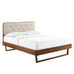 Modway Bridgette King Wood Platform Bed With Angular Frame