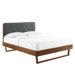 Modway Bridgette King Wood Platform Bed With Angular Frame