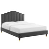 Modway MOD-6691 Elise Queen Performance Velvet Platform Bed