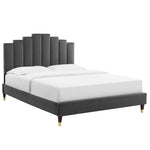 Modway MOD-6691 Elise Queen Performance Velvet Platform Bed