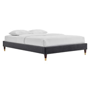 Modway MOD-6691 Elise Queen Performance Velvet Platform Bed