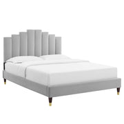 Modway MOD-6691 Elise Queen Performance Velvet Platform Bed